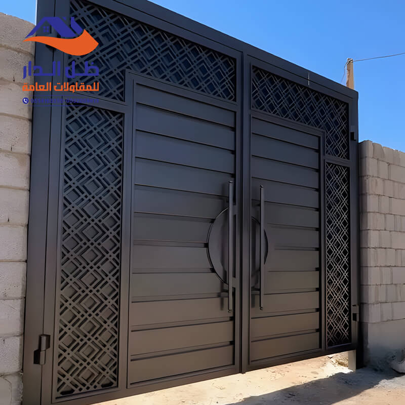 تركيب باب حوش الرياض