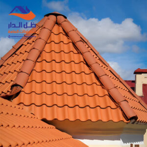 تركيب قرميد معدني للفلل في الرياض مؤسسة مظلات وسواتر ظل الدار