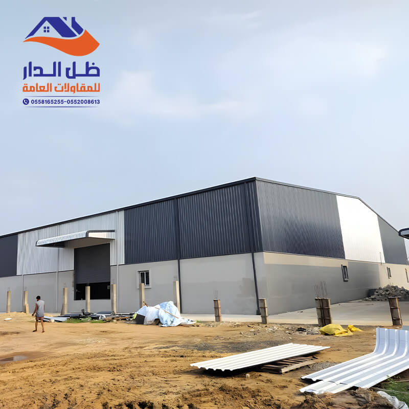 تركيب هناجر حديد مينة هنجر مصانع هجر مزارع مؤسسة ظل الدار