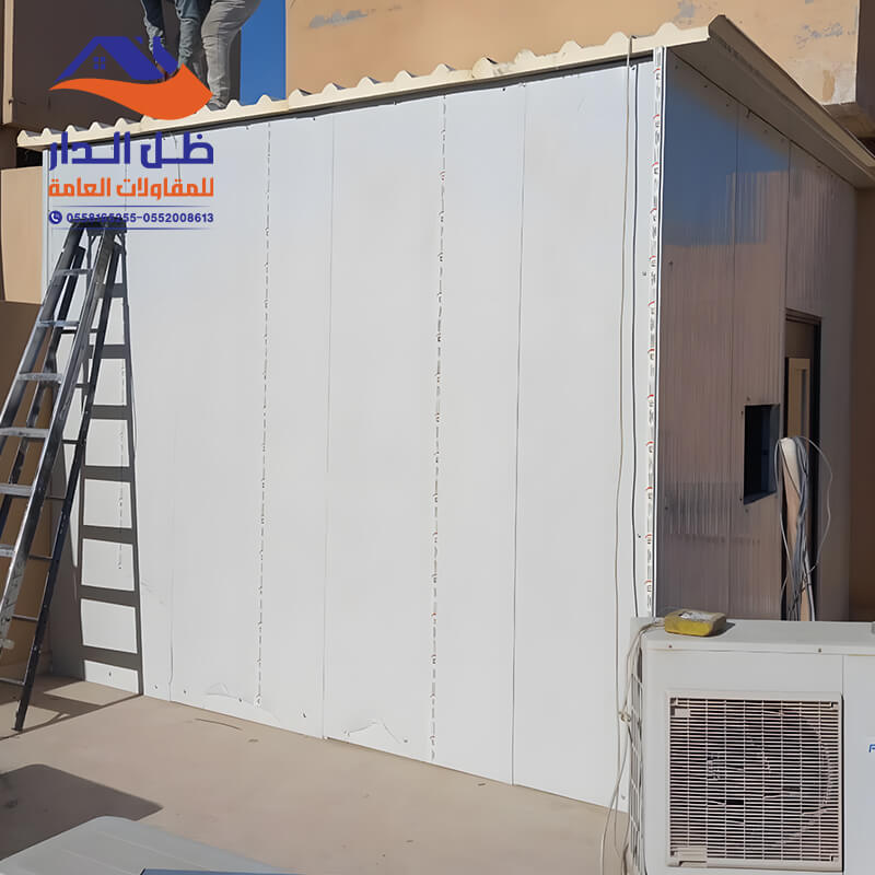 غرف ساندوتش بانل للشغالة والعمال غرف ملاحق