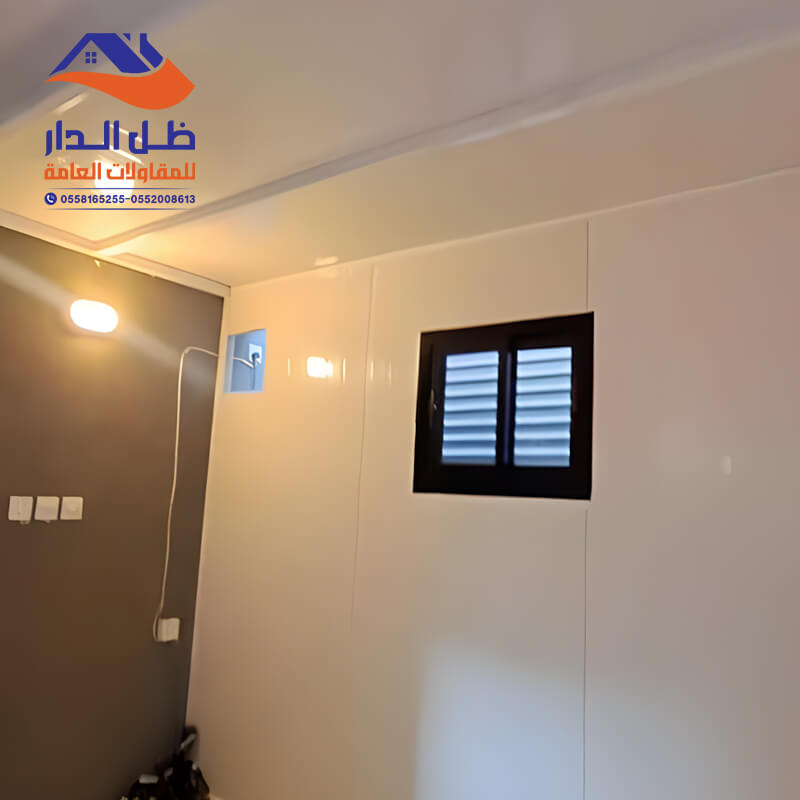 غرف ساندوتش بانل من الداخل