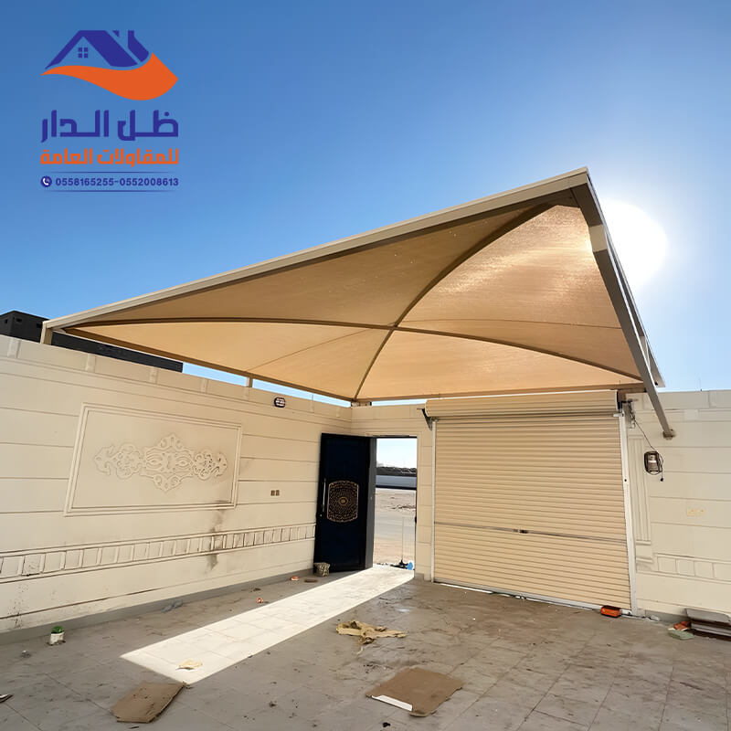 مظلة سيارة تركيب مظلة للسيارة بالحوش