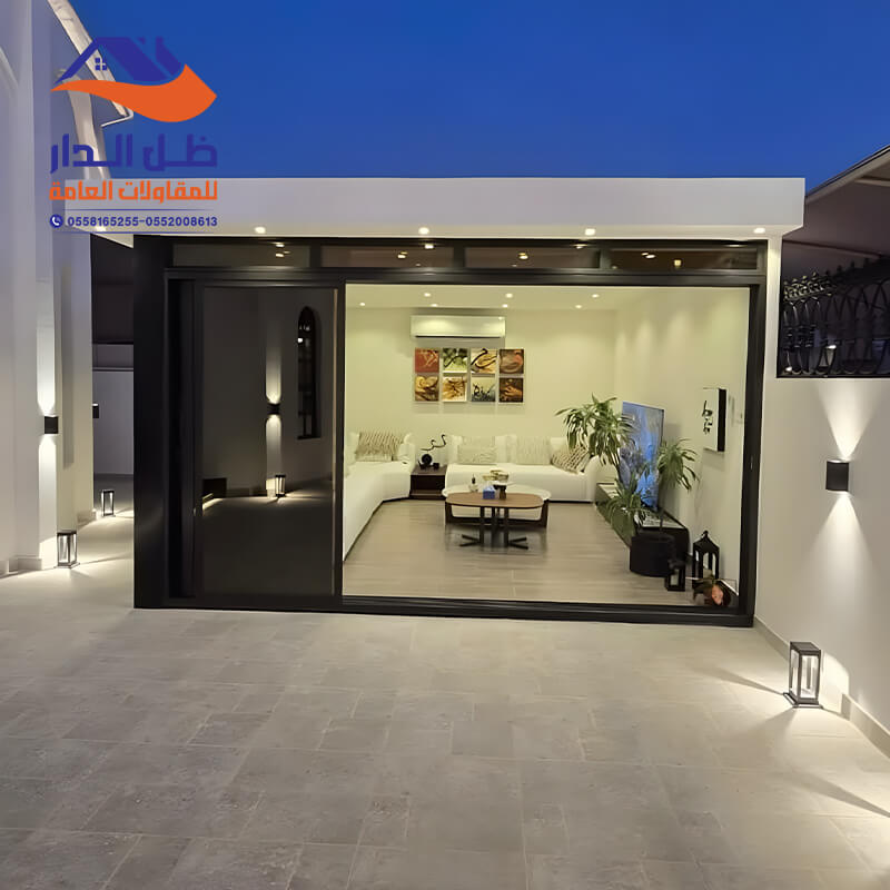 تنفيذ مجالس ساندوتش بانل خارجية بالرياض بجودة عالية