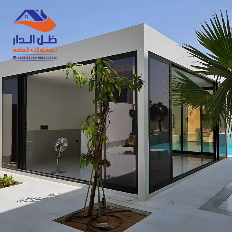 مجالس ساندوتش بانل تنفيذ احترافي من مؤسسة ظل الدار