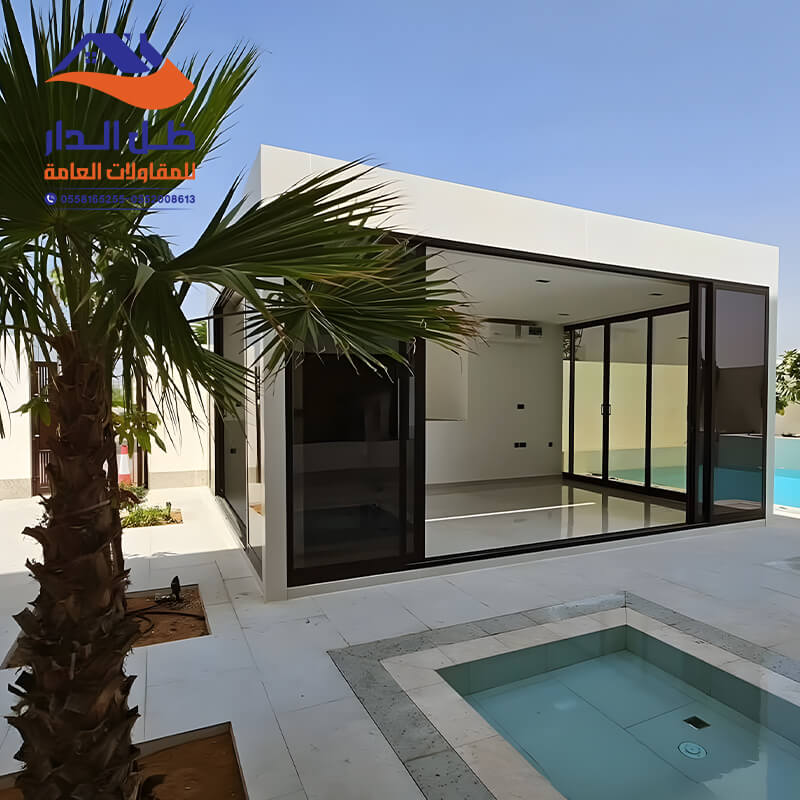 مجلس خارجي فاخر مؤسس ظل الدار