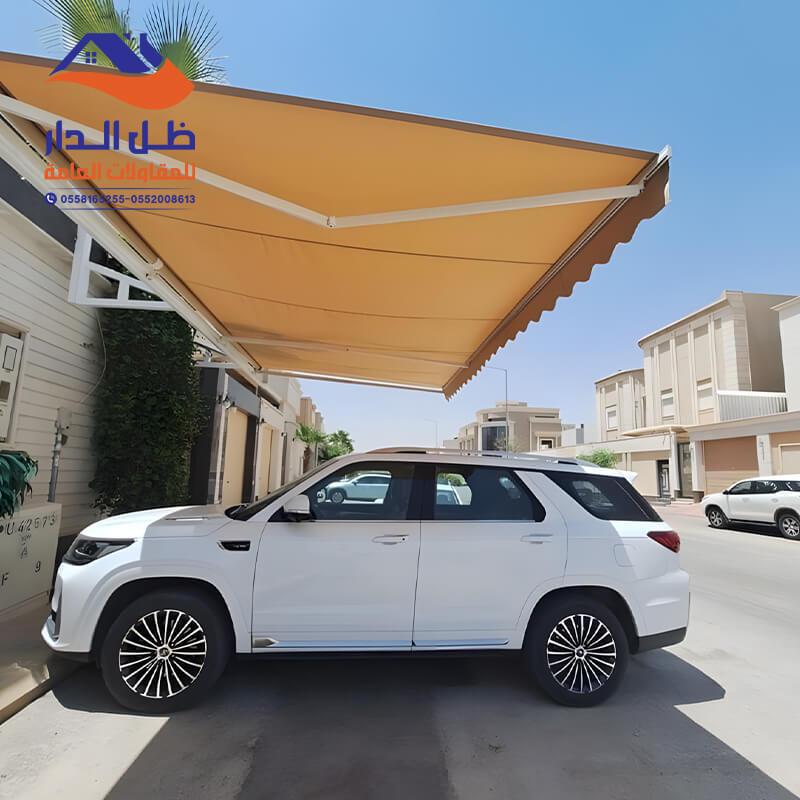 مظلة سيارة تعمل بالريموت في الرياض