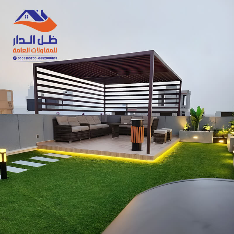 اشكال حدائق خارجية حديثة