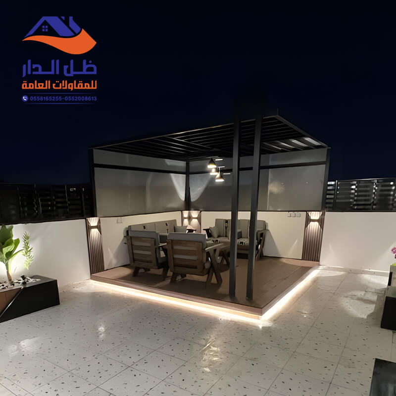 تركيب برجولات حديد في الرياض