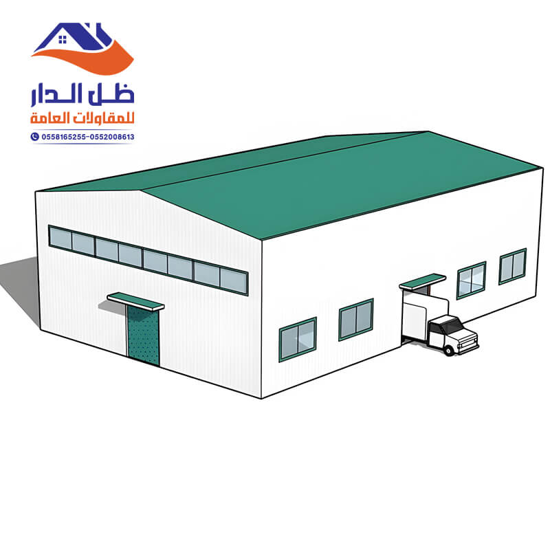 مستودعات ساندوتش بانل للمصانع والشركات