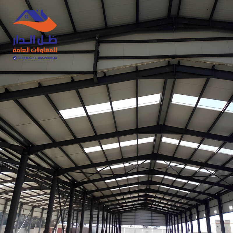 هناجر ساندوتش بانل من الداخل مؤسسة ظل الدار