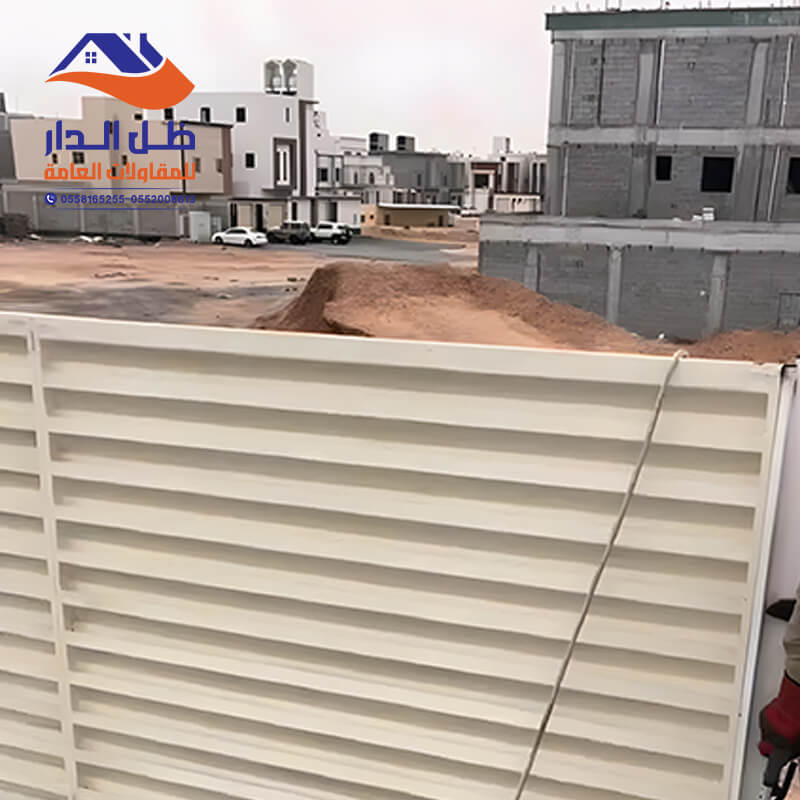 تنفيذ سواتر حديد في جميع انحاء الرياض