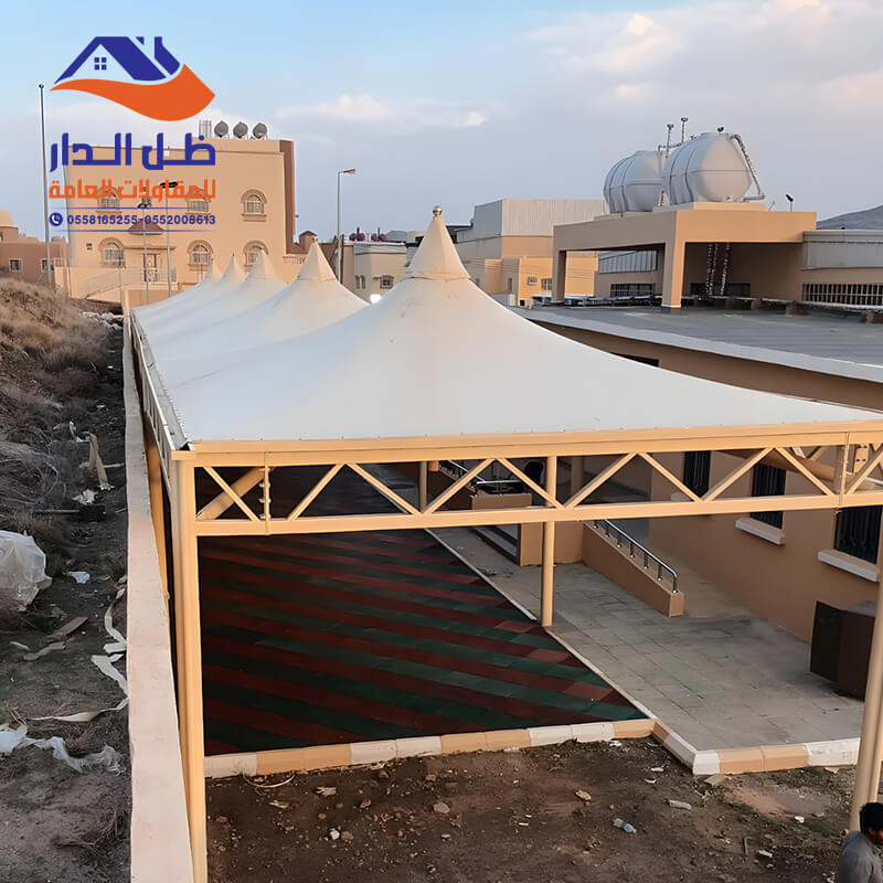 مظلات مدارس لحماية الطلاب فالرياض