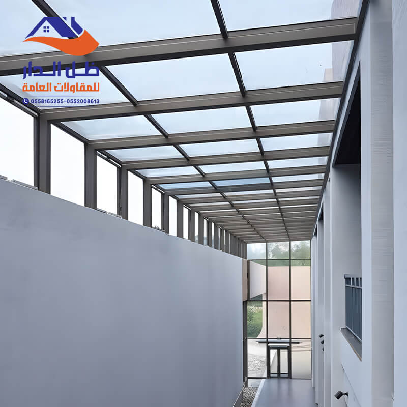 مظلات ارتداد للممرات بالرياض