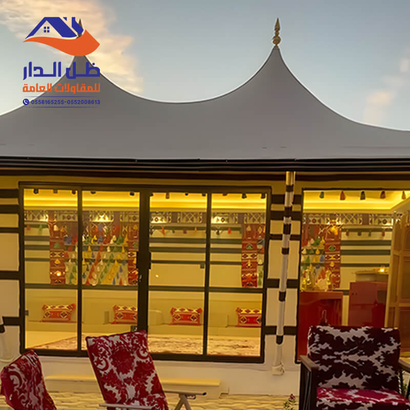 بيوت شعر وخيام تفصيل وتركيب بالرياض