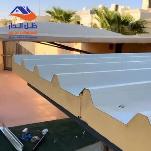 سقف ملاحق ساندوتش بانل الرياض