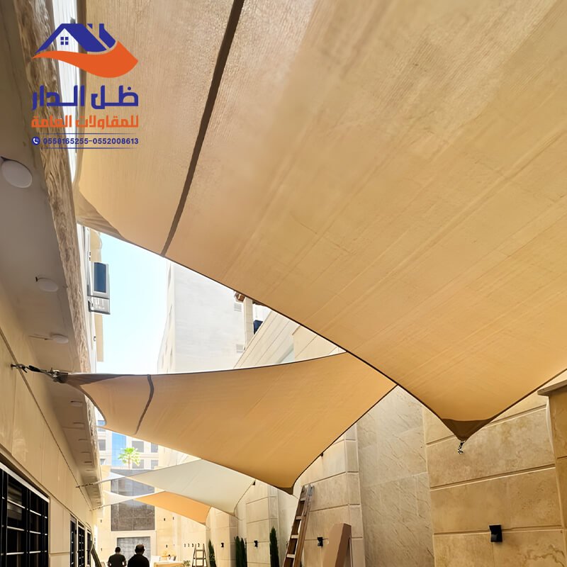 أفضل مظلات شد إنشائي بالرياض