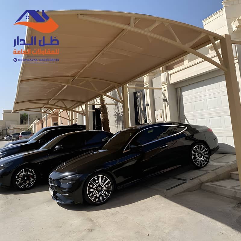 مظلات سيارات كابولي حديثة