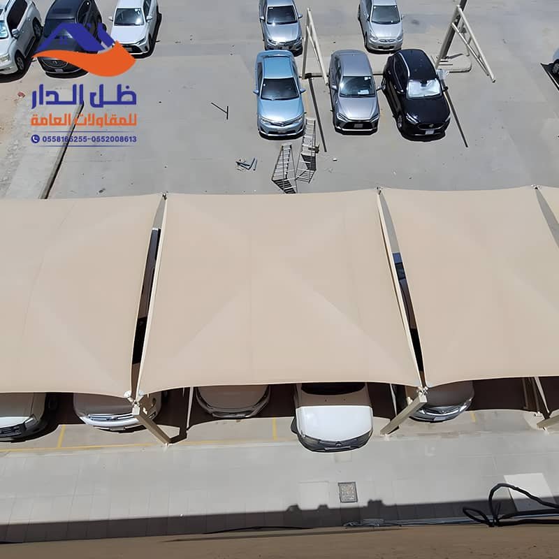 مظلات مواقف سيارات للمشاريع والمؤسسات