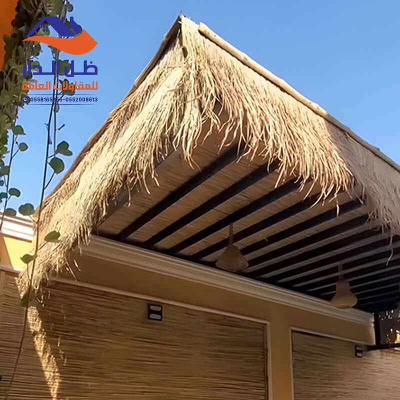 مظلات خيزران الرياض